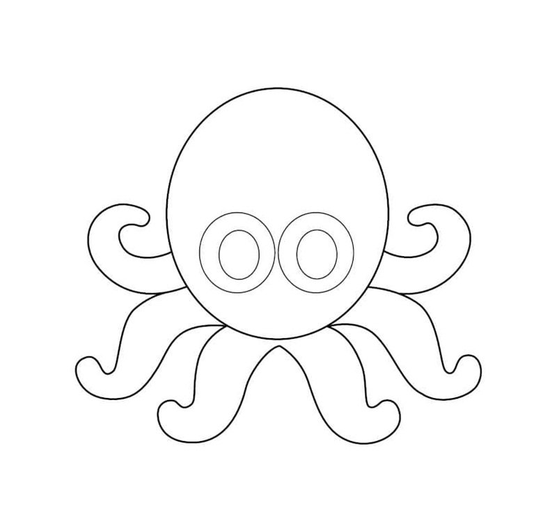 tô màu con bạch tuộc 26