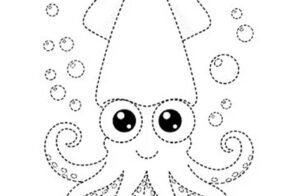 Tổng hợp 70+ mẫu tô màu con bạch tuộc cute hết nấc cho bé