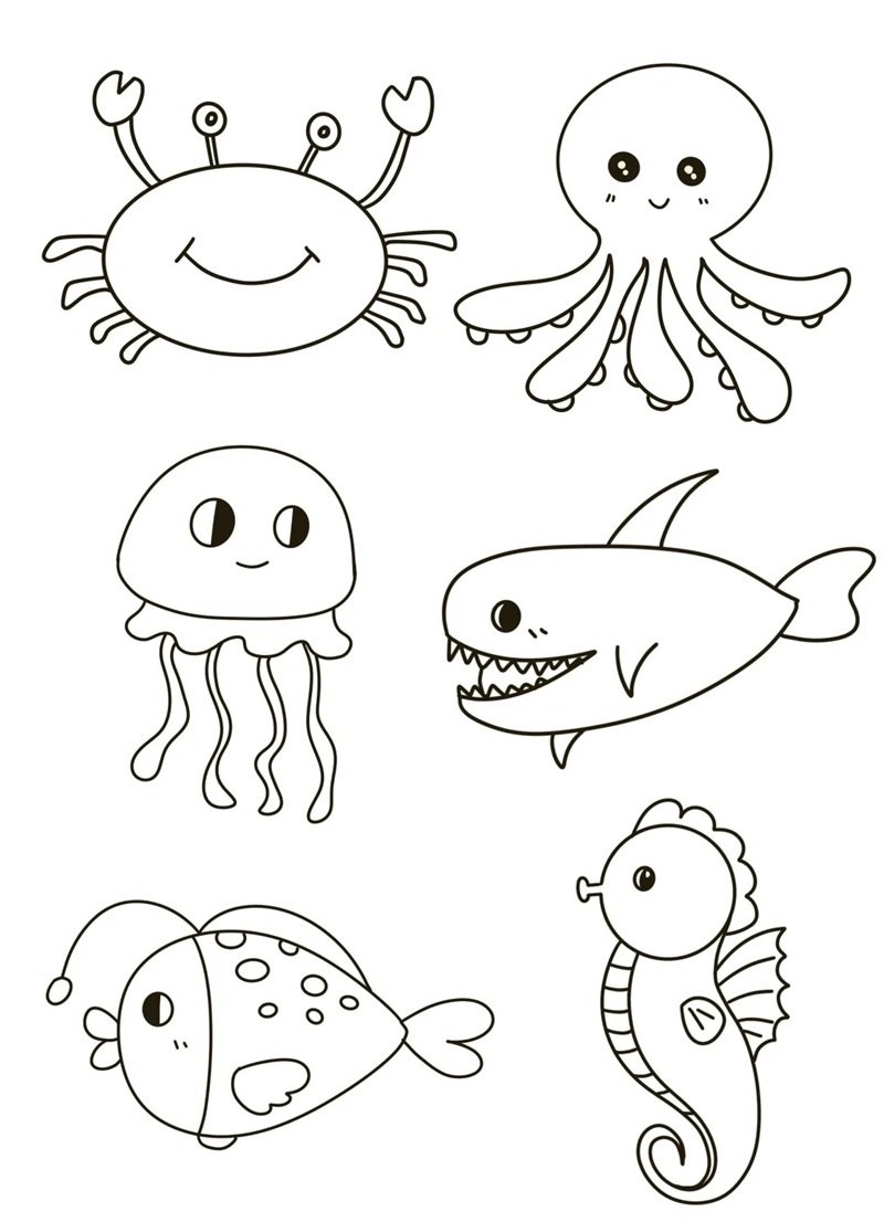 tô màu con bạch tuộc 37