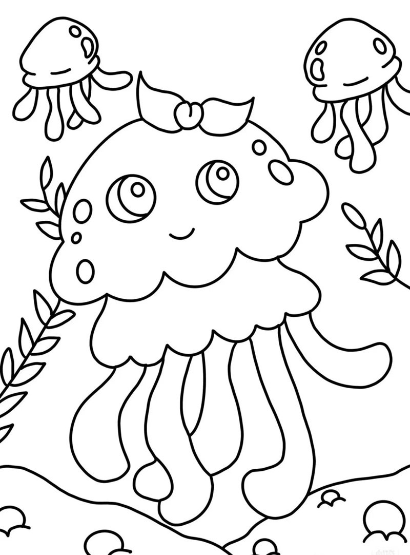 tô màu con bạch tuộc 38