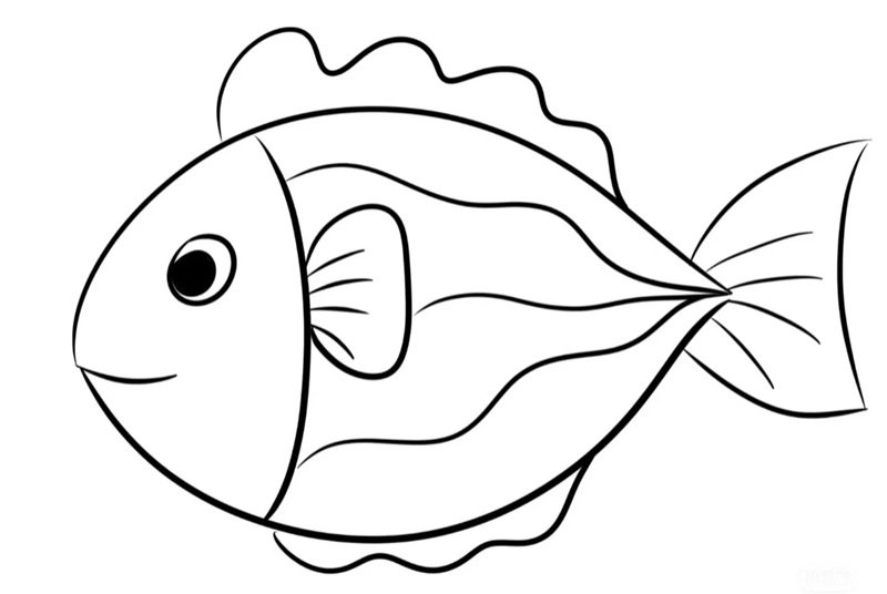 tô màu con cá vàng 15
