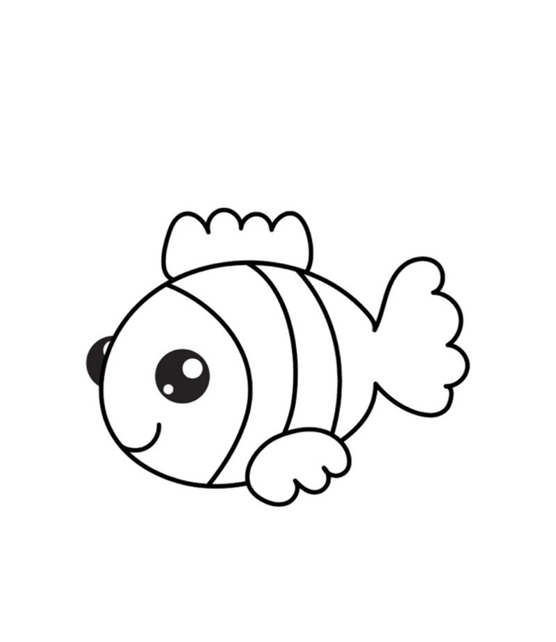 tô màu con cá vàng 16