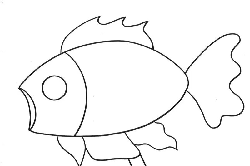 tô màu con cá vàng 18