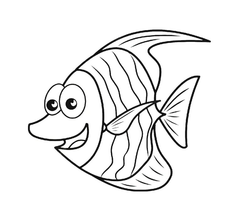 tô màu con cá vàng 23