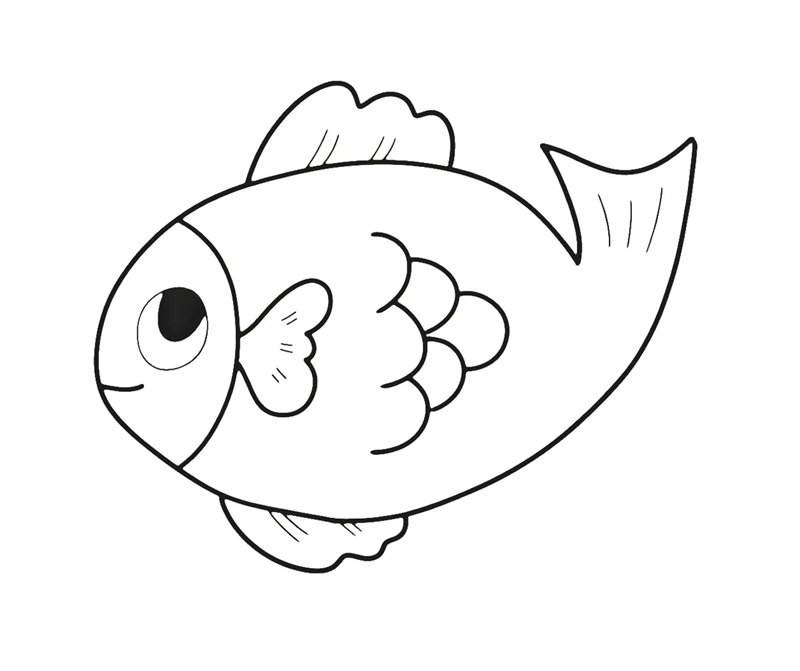 tô màu con cá vàng 24