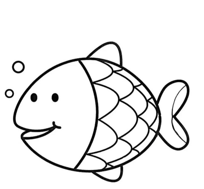 tô màu con cá vàng 26