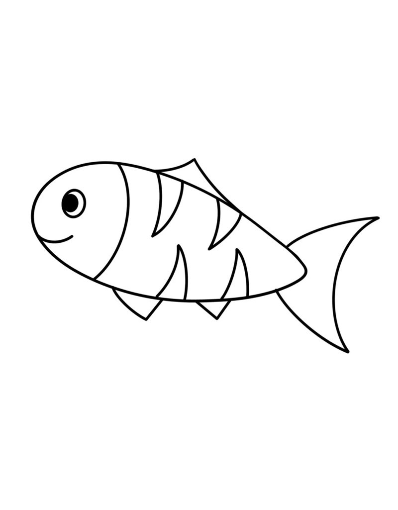 tô màu con cá vàng 34