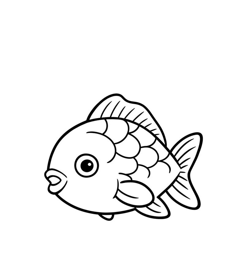 tô màu con cá vàng 36
