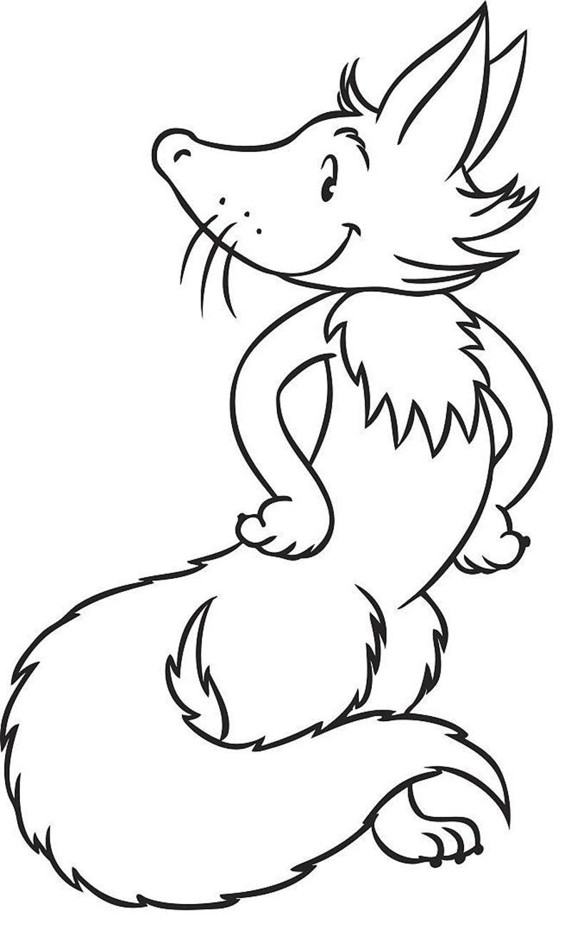 tô màu con cáo 10