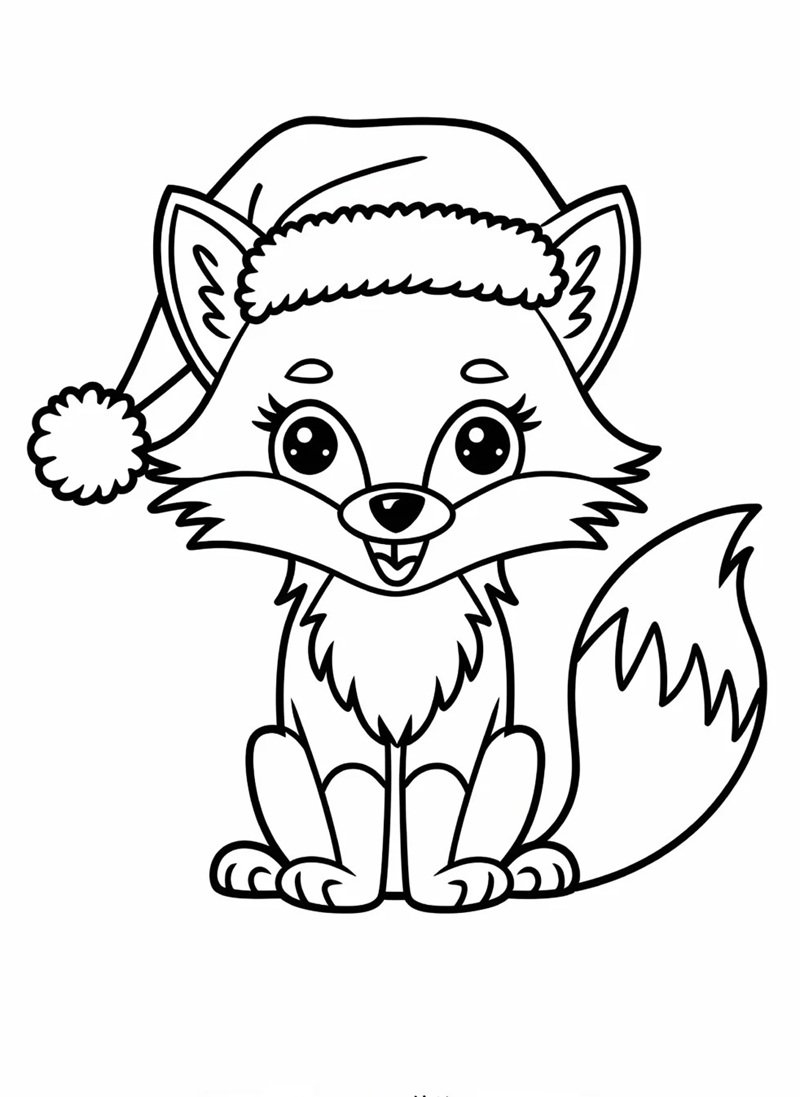 tô màu con cáo 22