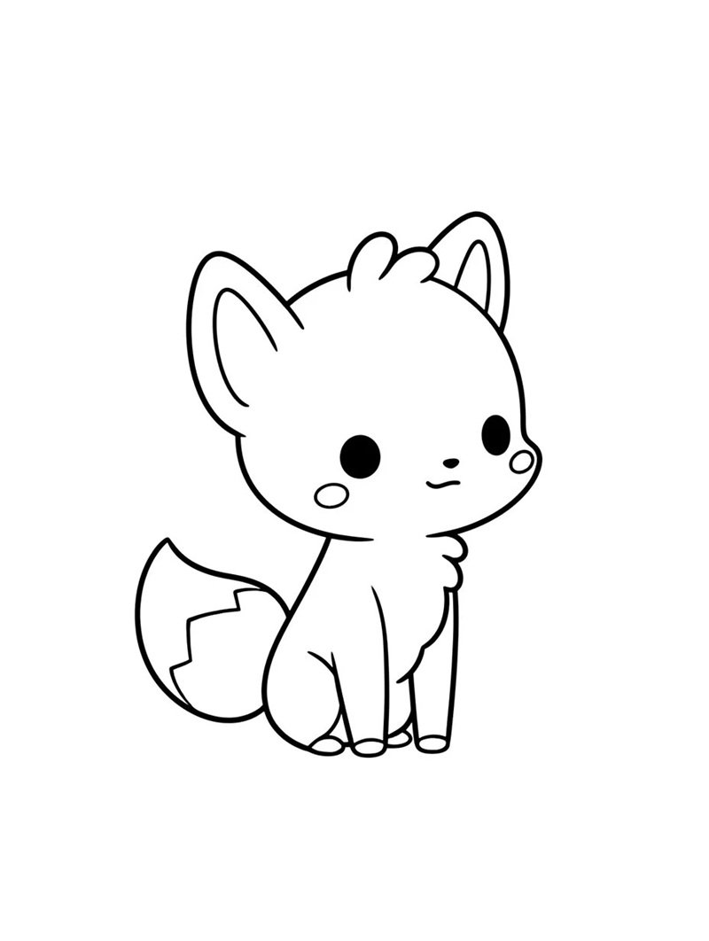 tô màu con cáo 24