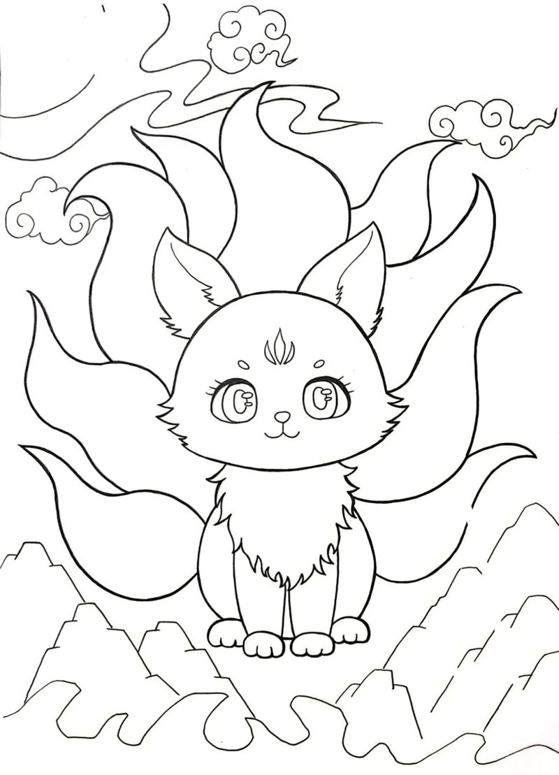 tô màu con cáo 25