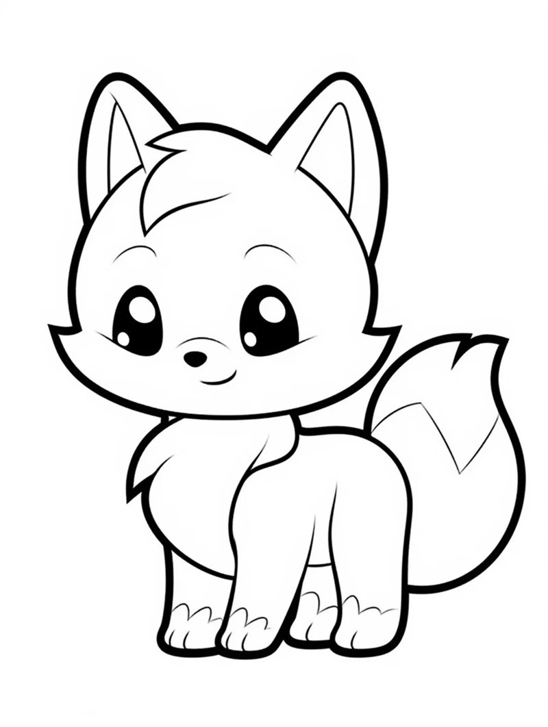 tô màu con cáo 26