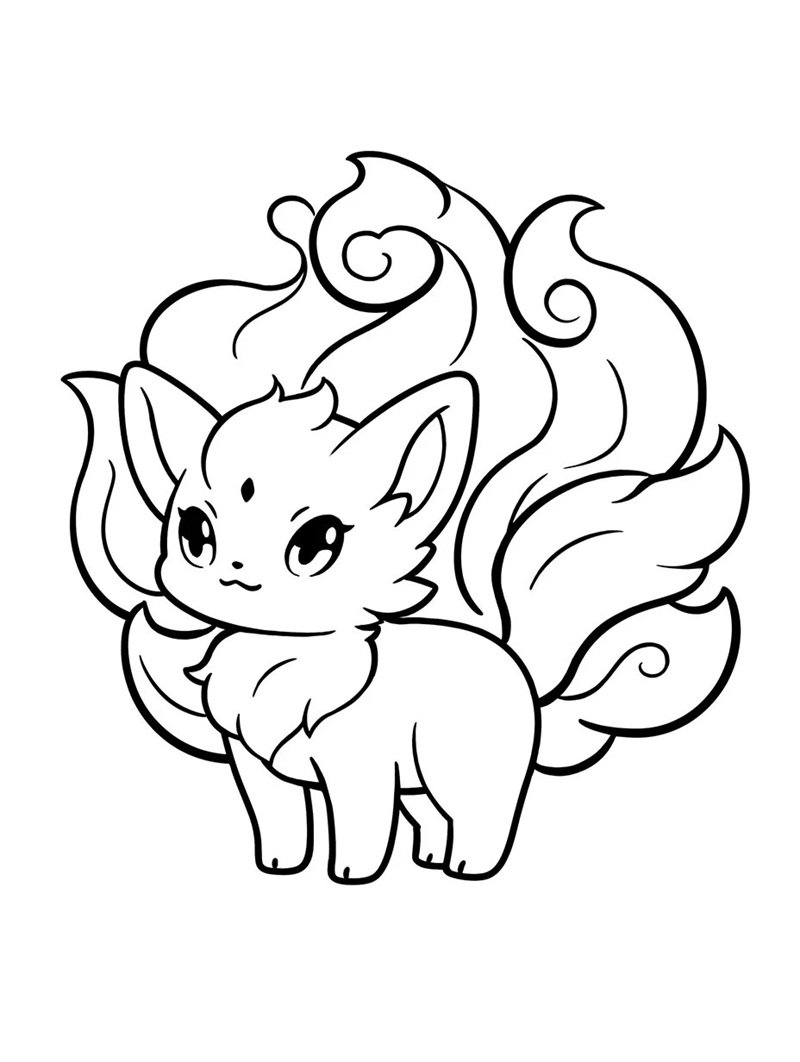 tô màu con cáo 27