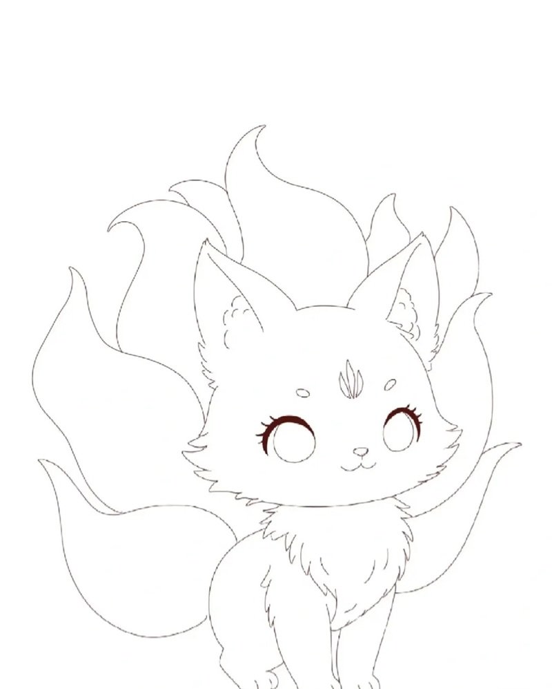 tô màu con cáo 29