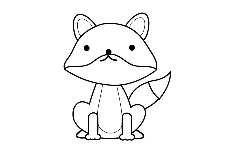 tô màu con cáo 35