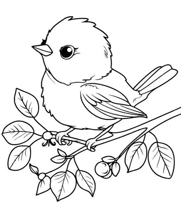 tô màu con chim 27