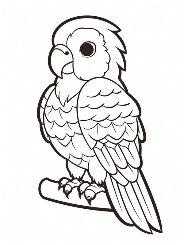 tô màu con chim 36