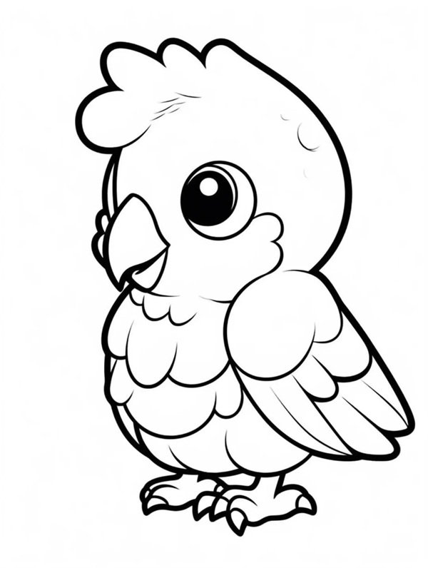 tô màu con chim 37