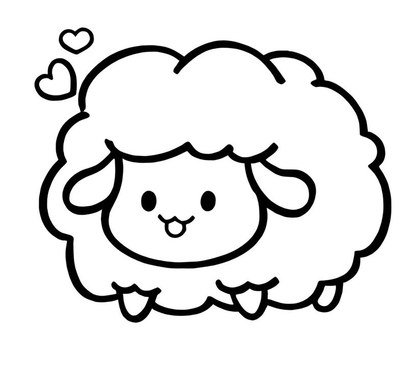 tô màu con cừu 20