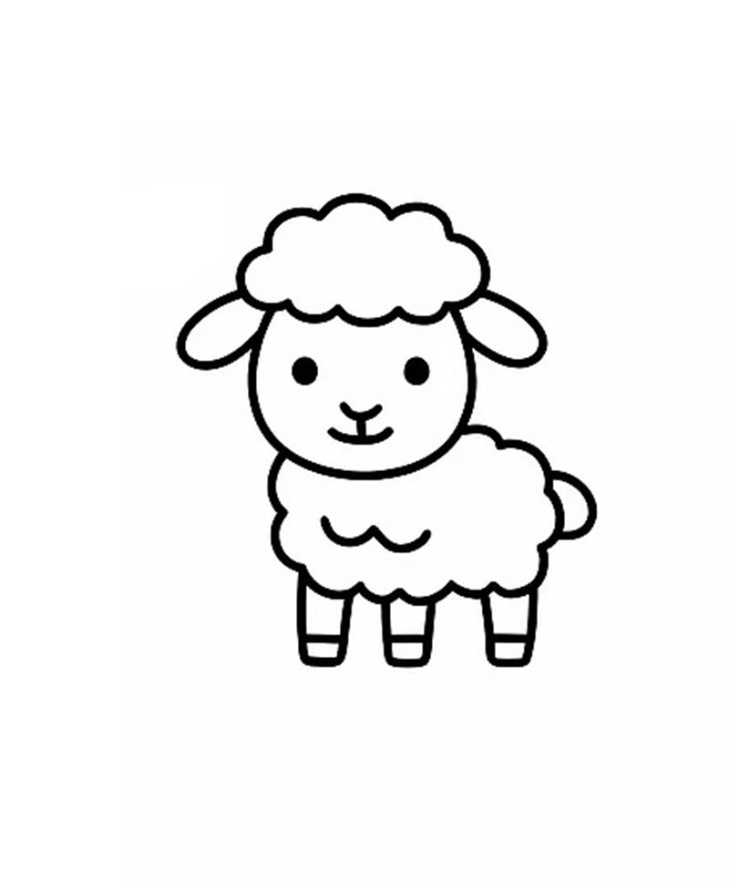 tô màu con cừu 21