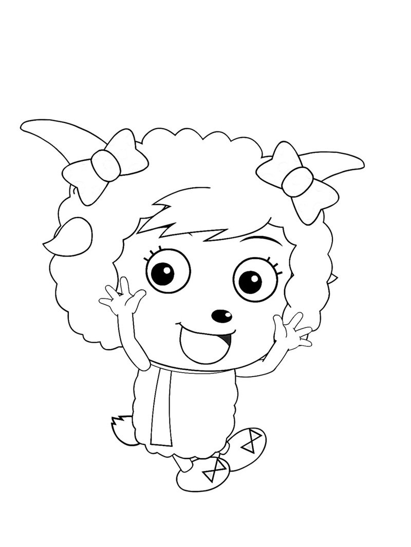 tô màu con cừu 24