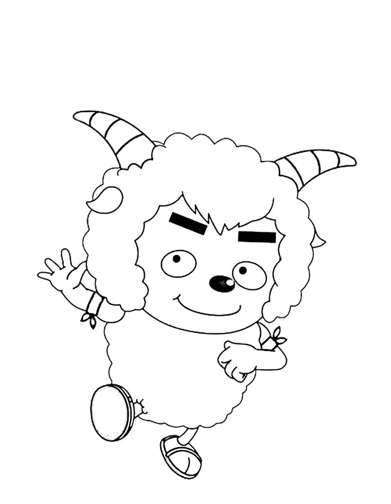 tô màu con cừu 26