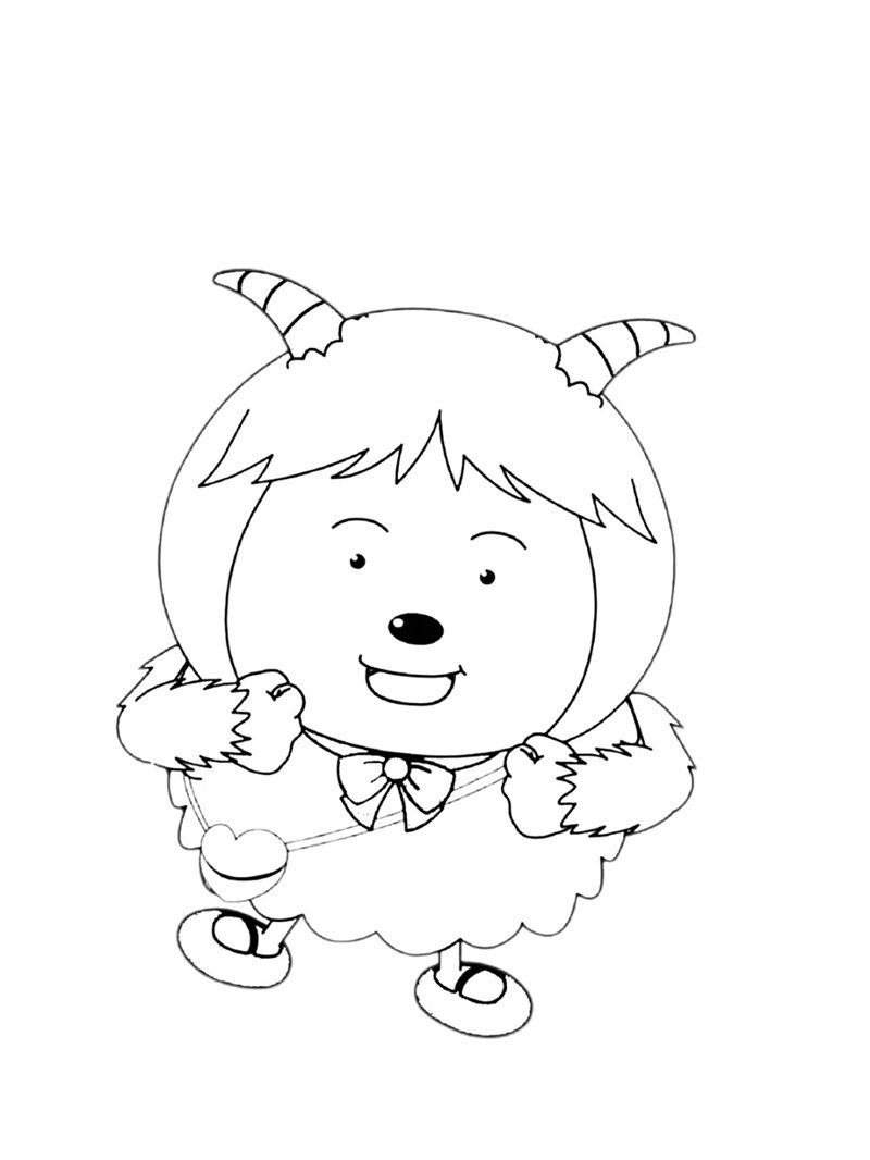 tô màu con cừu 27