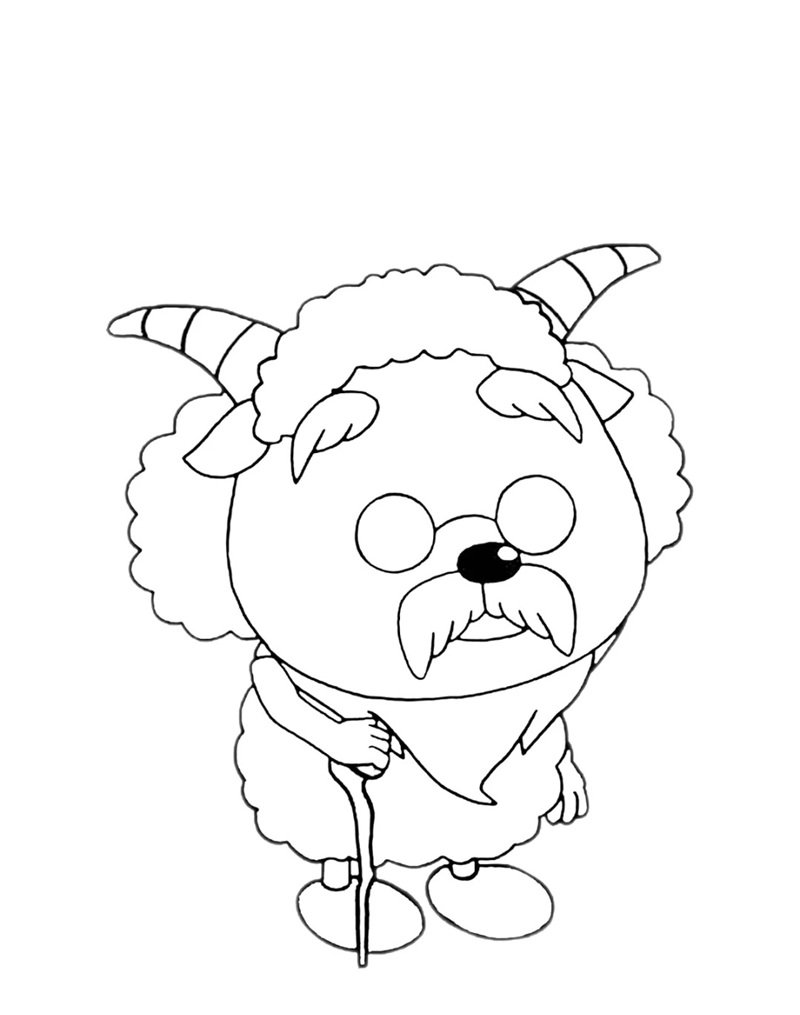 tô màu con cừu 28
