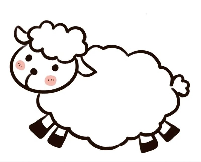 tô màu con cừu 33