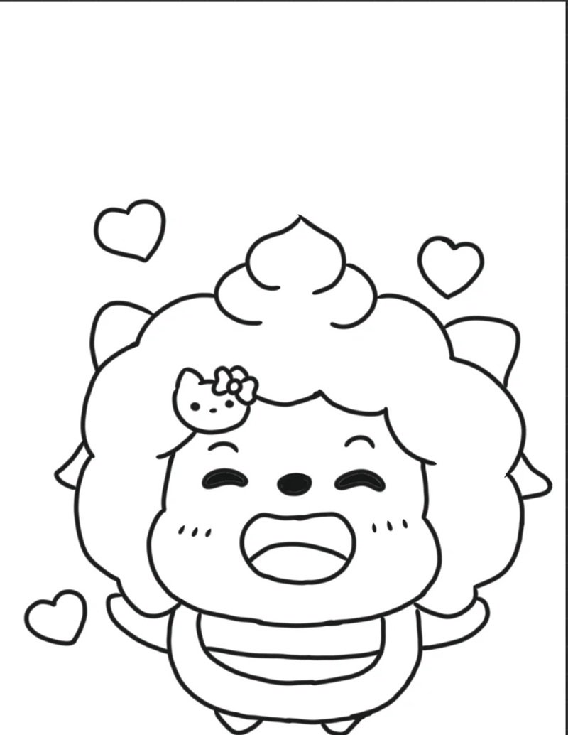 tô màu con cừu 37