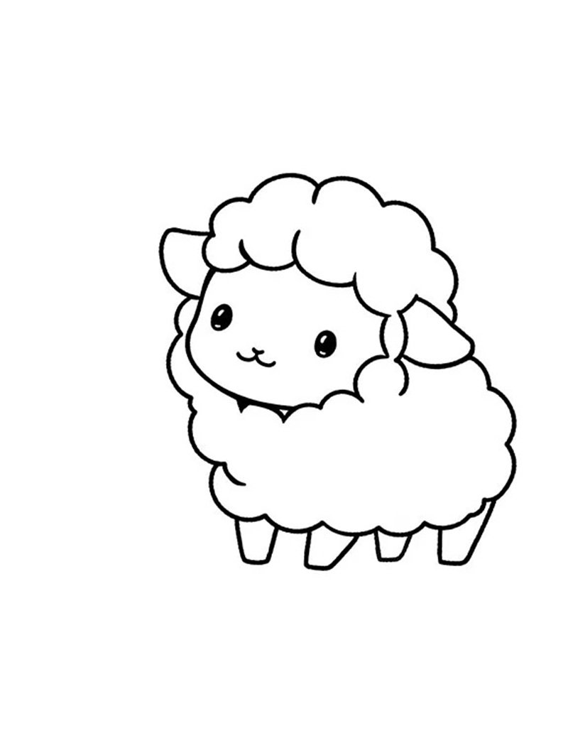 tô màu con cừu 39