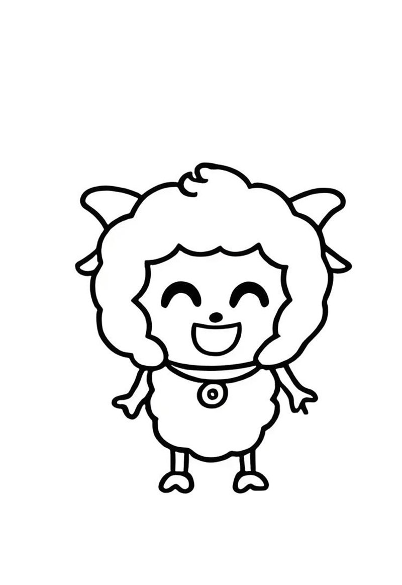 tô màu con cừu 8