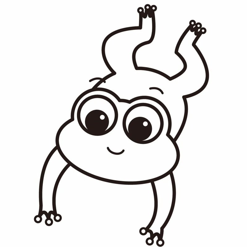 tô màu con ếch 13