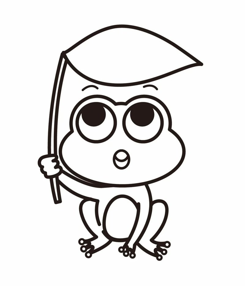 tô màu con ếch 14