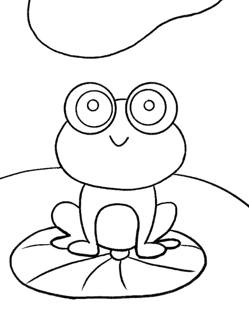 tô màu con ếch 21