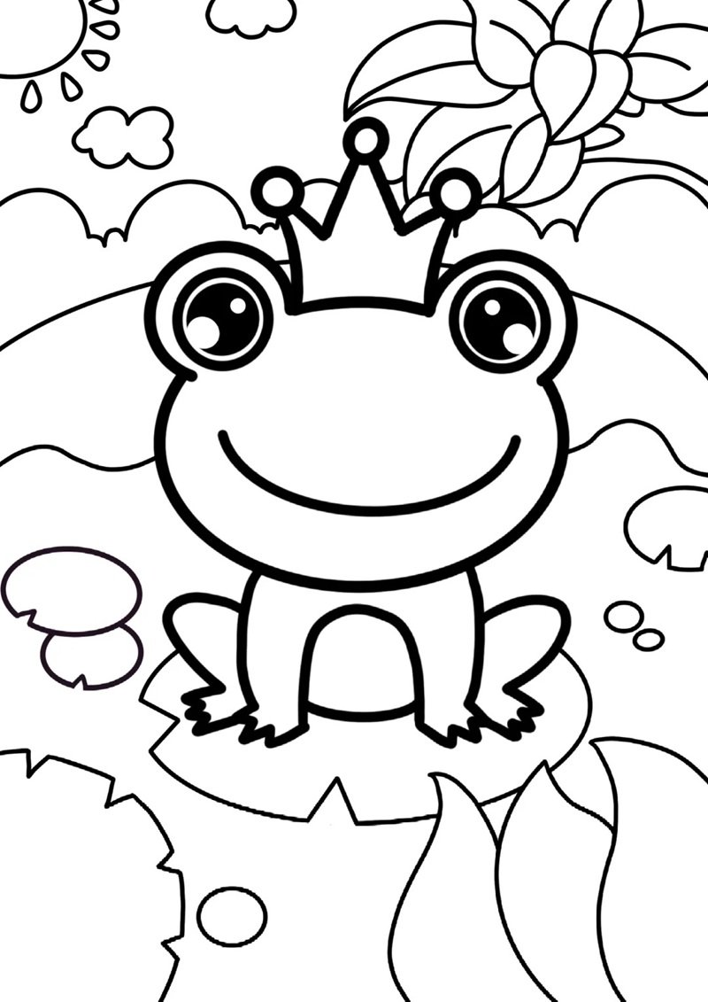 tô màu con ếch 24