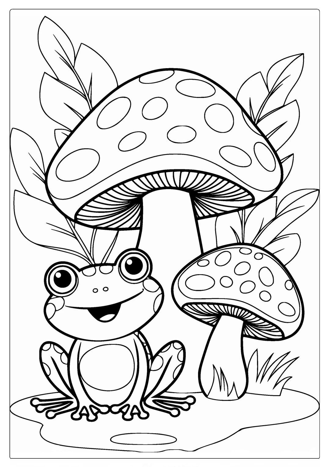 tô màu con ếch 30