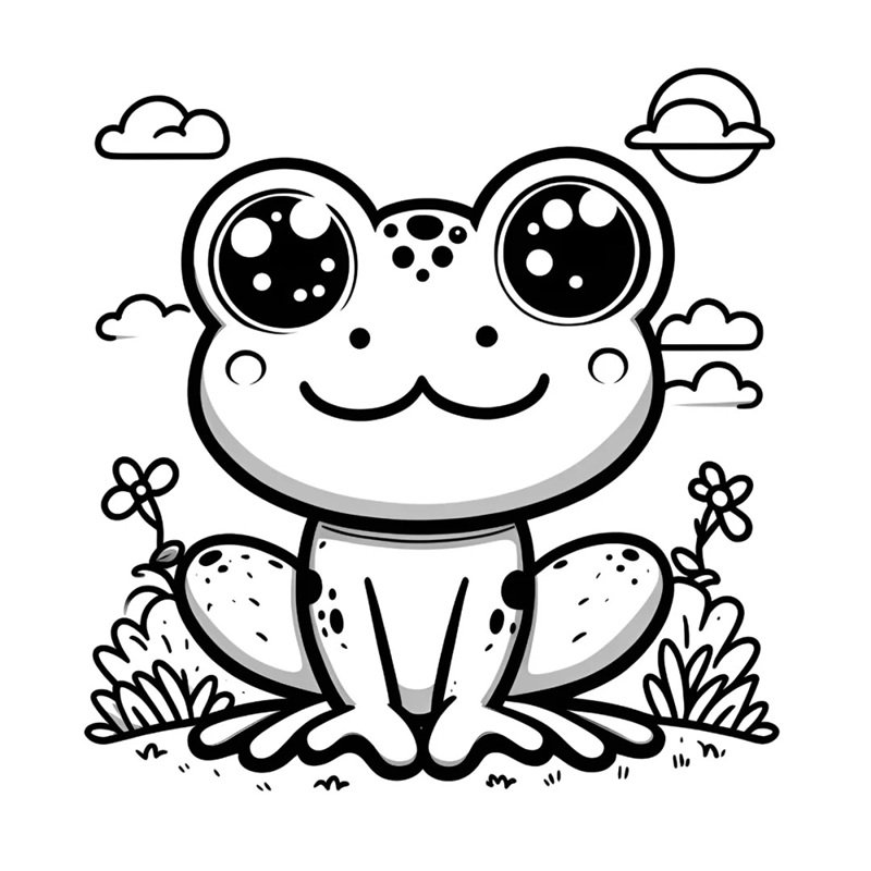 tô màu con ếch 31