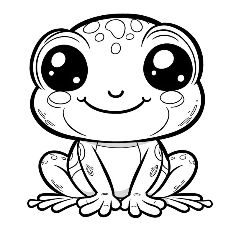 tô màu con ếch 33