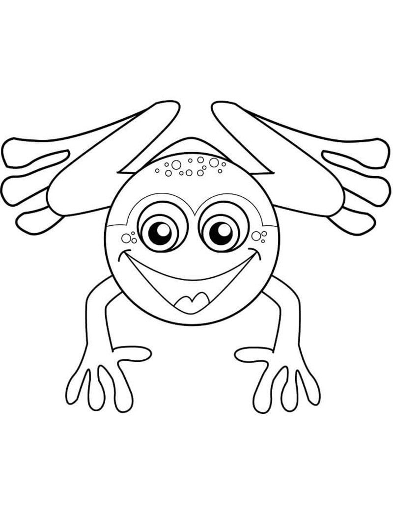 tô màu con ếch 5