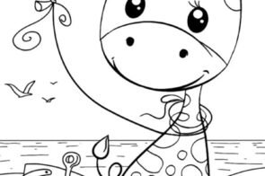 Tuyển tập 65+ tô màu con hươu cao cổ chất lượng cao