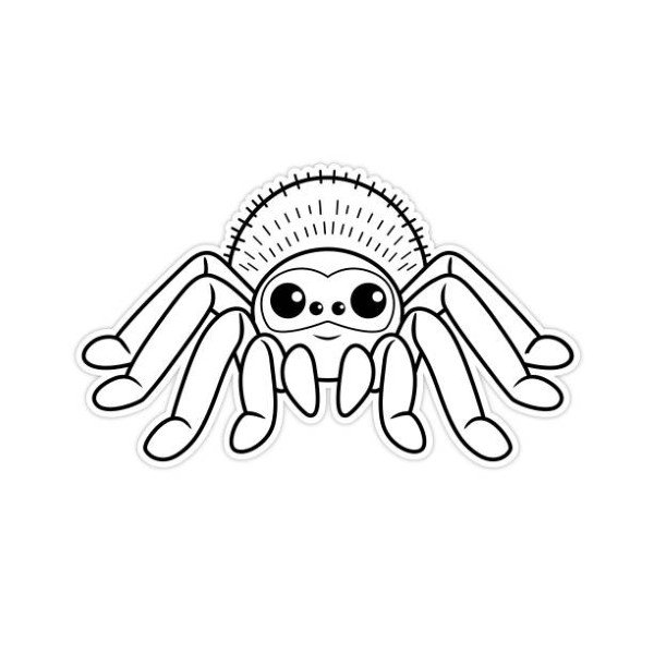 tô màu con nhện 16