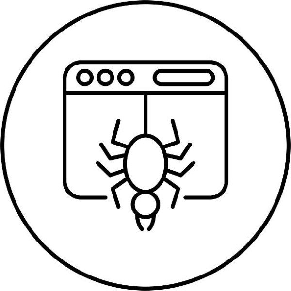 Spider icon vector image. Can be used for Internet Marketing.