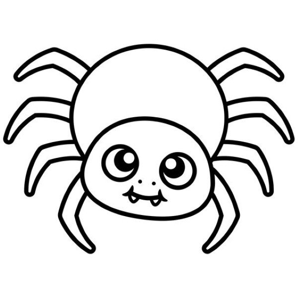 tô màu con nhện 22