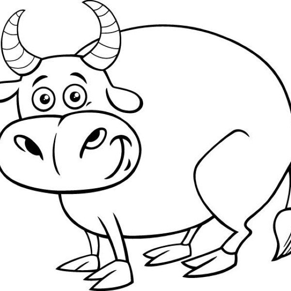 tô màu con trâu 18