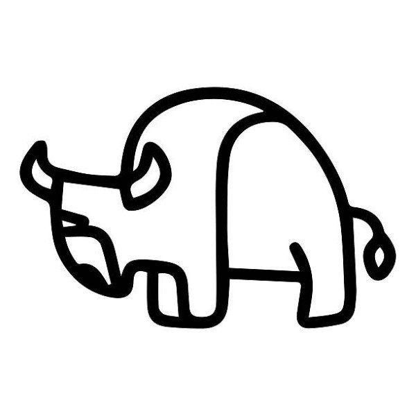 illustration of various animals with line art concept