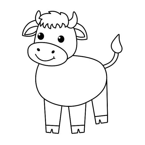 tô màu con trâu 38