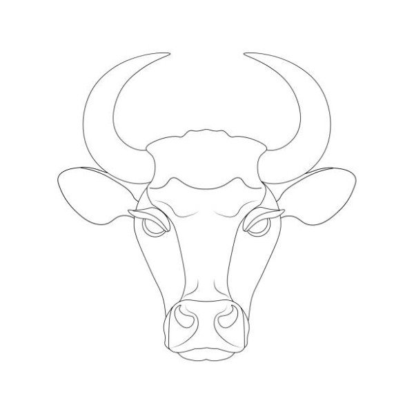 tô màu con trâu 6