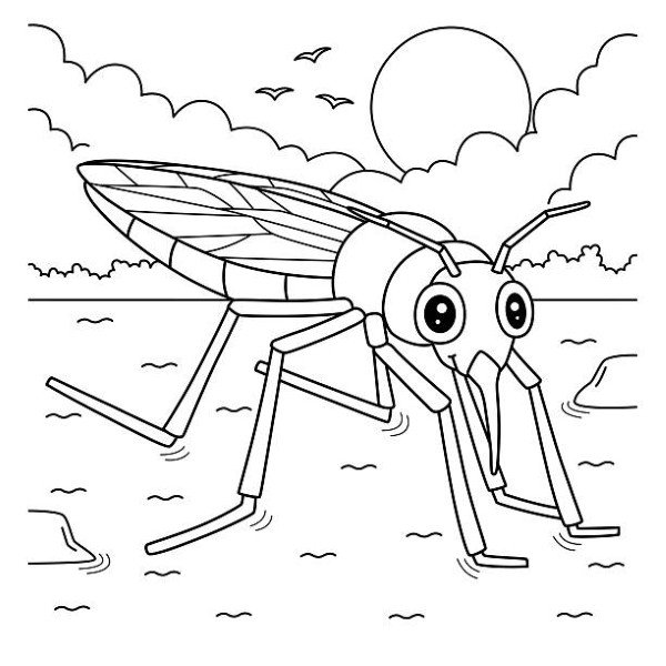 tô màu côn trùng 36